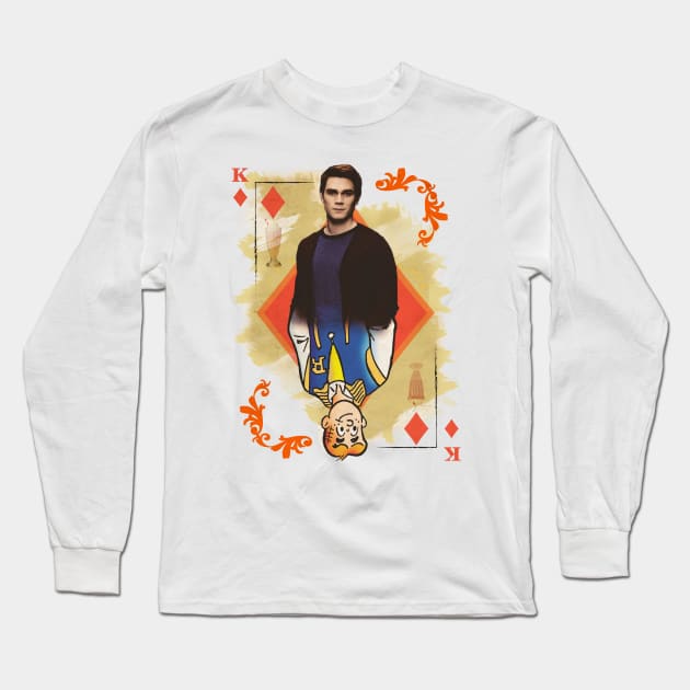 Archie Andrews - King of Diamonds Long Sleeve T-Shirt by MaxencePierrard